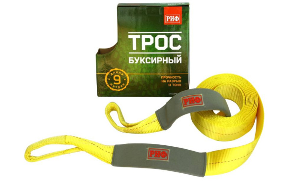 Стропа буксировочная РИФ 11 т/9 м (75 мм)