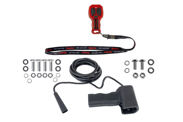 Лебёдка электрическая 12V Runva 25000 lbs влагозащищенная, стальной трос Лебёдка электрическая 12V Runva 25000 lbs влагозащищенная, стальной трос