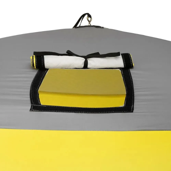 3 Палатка зимняя PREMIER утепл. Куб ЛОНГ-3 желтый/серый 3 Палатка зимняя PREMIER утепл. Куб ЛОНГ-3 желтый/серый