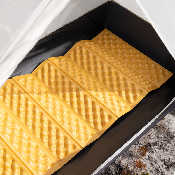 4 Коврик туристический Naturehike 185х65х2,5 см. IXPE, желтый