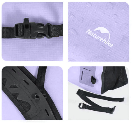 5 Рюкзак туристический Naturehike 18 л, ПВХ, фиолетовый 5 Рюкзак туристический Naturehike 18 л, ПВХ, фиолетовый