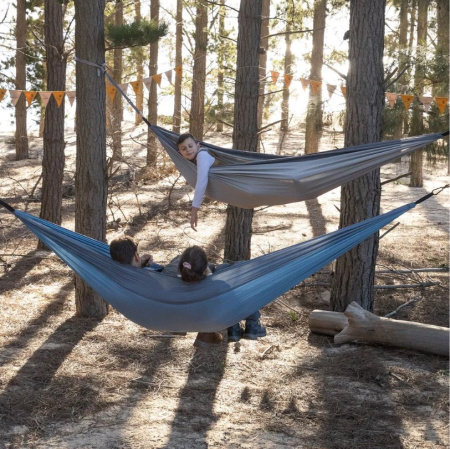 5.Гамак Naturehike без планок, туристический, нейлон, зеленый 5.Гамак Naturehike без планок, туристический, нейлон, зеленый