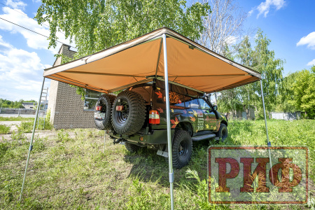 Маркиза автомобильная РИФ веерная 2,5х2,0 м (правая) Маркиза автомобильная РИФ веерная 2,5х2,0 м (правая)