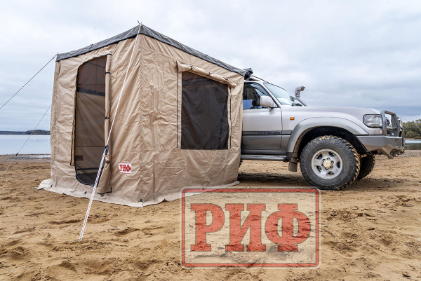 2 Стенки для комбинированной (прямоугольной с веерной частью) маркизы 2,5х2,5 м правые