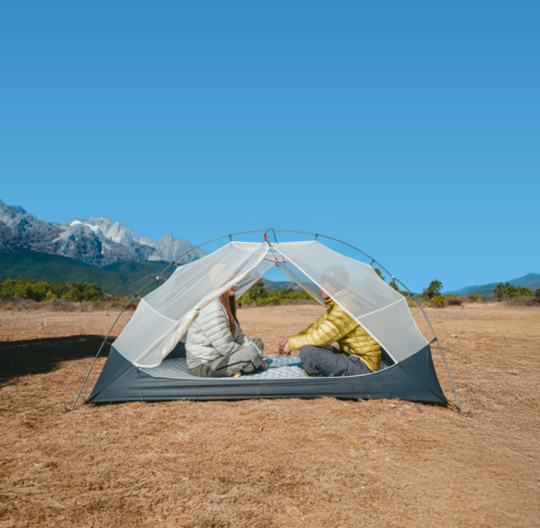 Палатка Naturehike Mongar UL 1-местная, алюминиевый каркас, сверхлегкая, серая