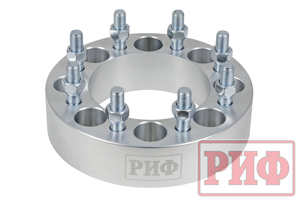 Проставки колесные РИФ 8x165,1, центр. отв. 126 мм, толщ. 50 мм (2 шт.)