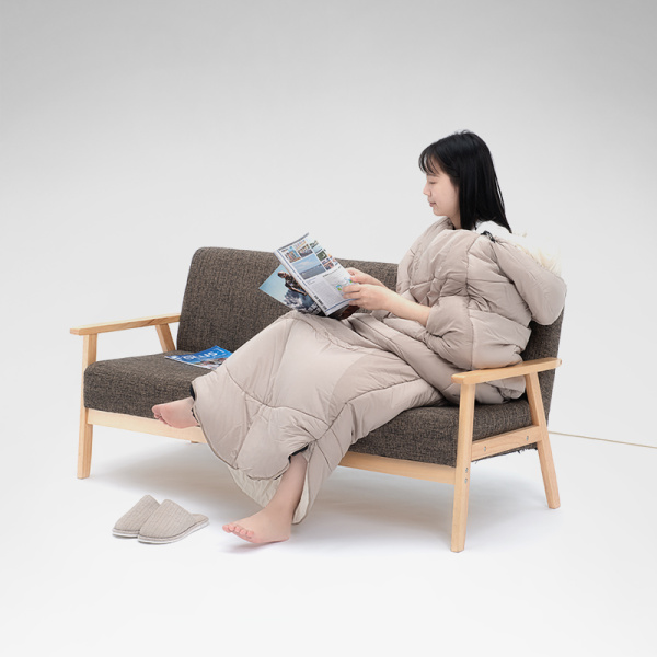 3 Мешок спальный Naturehike Oval PS300, 220х95 см, (правый) (ТК: +4°C), серый