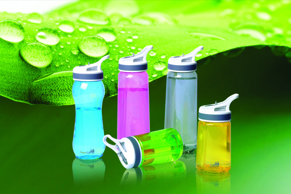 Бутылка питьевая для путешественников AceCamp Tritan Water Bottle 350 мл. (Жёлтый)