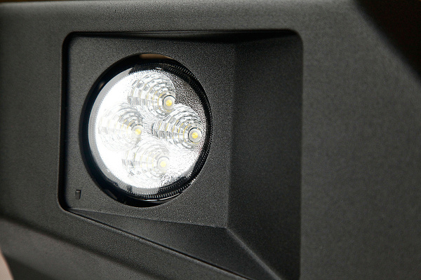 Бампер РИФ передний Jeep Wrangler JK 2006+ с доп. фарами без защитной дуги