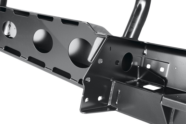 Бампер РИФ передний УАЗ Буханка c площадкой под лебёдку, с низкой защитной дугой лифт Бампер РИФ передний УАЗ Буханка c площадкой под лебёдку, с низкой защитной дугой лифт