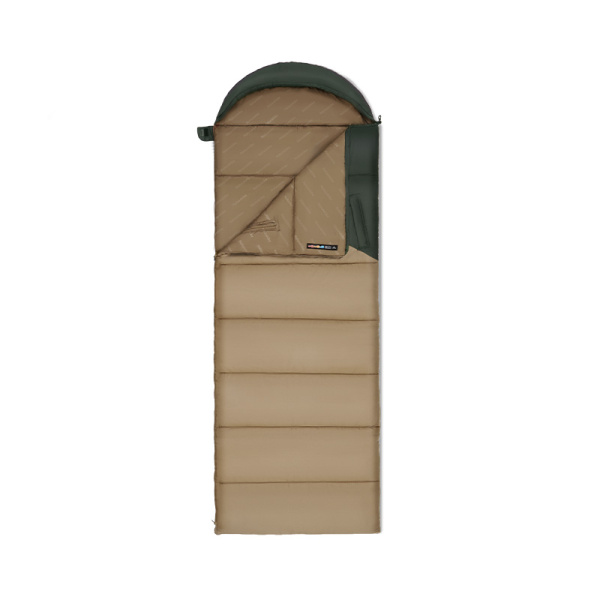 Мешок спальный Naturehike Sunny Day PL02 U450, (190+30)х80 см, (правый) (ТК: +4C), коричнево-зеленый