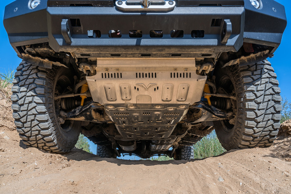 Защита Falcon радиатора, картера, РК, КПП для Tank 300 Off-road version, расширен., алюм. 8 мм