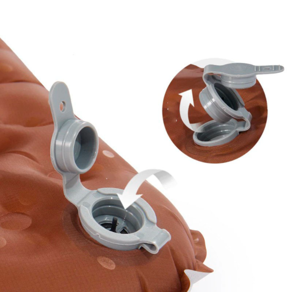 3 Коврик надувной Naturehike 196х64х7 см, серебристый карбон