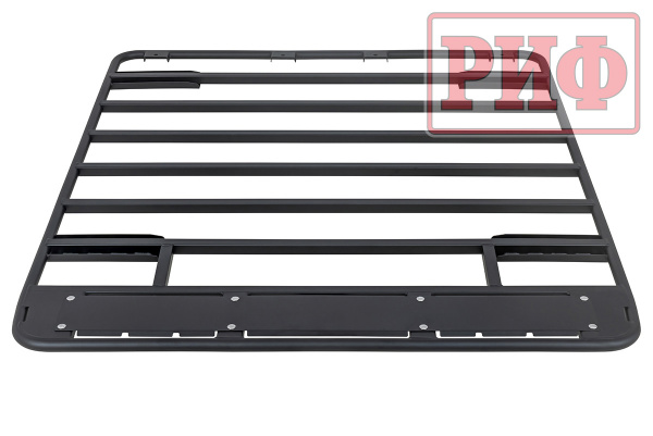 Багажник экспедиционный (платформа) РИФ 1200x1400 мм для Nissan Navara D40 (без штатных рейлингов)