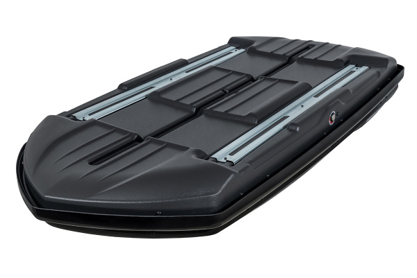 Бокс автомобильный на крышу Pentair COBRA 390L черный глянец, двусторонний