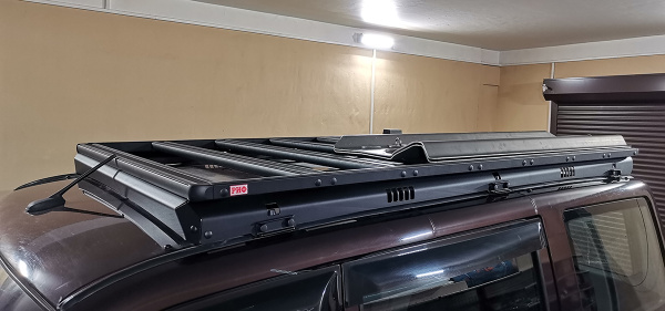 Багажник экспедиционный (платформа) алюминиевый РИФ 1250x2080 мм для УАЗ Патриот (с крепежом)