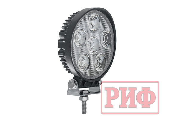 Фара светодиодная рабочего света РИФ D116 мм 18W Фара светодиодная рабочего света РИФ D116 мм 18W