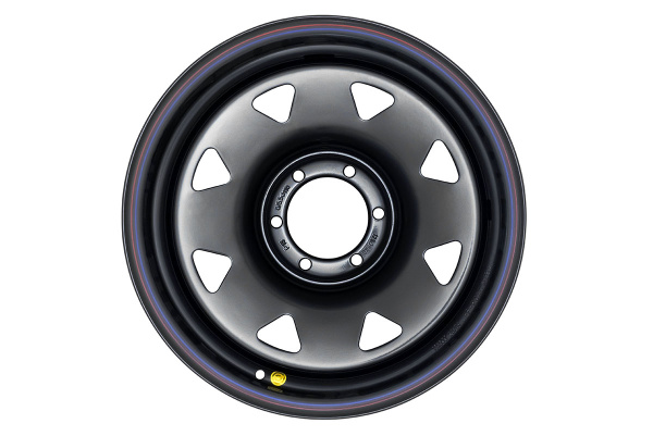 Диск усиленный Тойота Ниссан стальной черный 6x139,7 8xR18 d110 ET+15 (треуг.) Диск усиленный Тойота Ниссан стальной черный 6x139,7 8xR18 d110 ET+15 (треуг.)