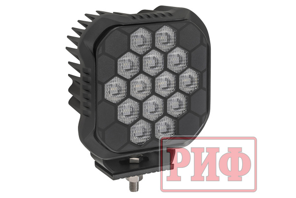 Светодиодная фара рабочего света РИФ 112x112x50 мм 90W LED