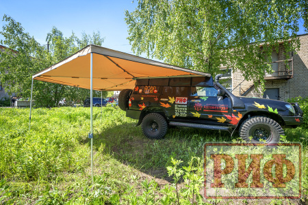 Маркиза автомобильная РИФ веерная 3,0х3,0 м (правая) Маркиза автомобильная РИФ веерная 3,0х3,0 м (правая)