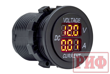 Вольтметр/амперметр РИФ 12В Вольтметр/амперметр РИФ 12В