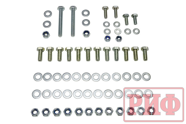 Площадка РИФ под лебёдку c защитой радиатора в штатный бампер Mitsubishi Pajero Sport 2021+ дизель