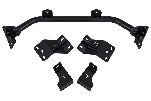 Защита Falcon радиатора, картера, РК, КПП для Toyota Land Cruiser 70 (дизель 2.8T/4.5T (2016-2023), со штатной лебедкой), алюм. 8 мм