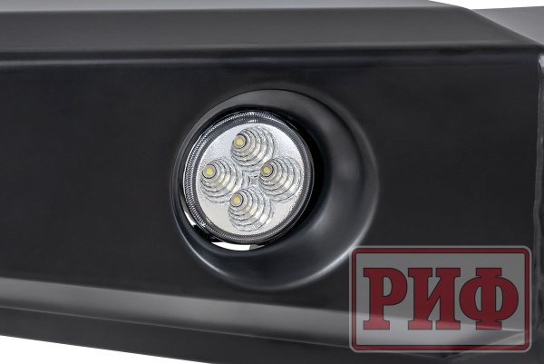 Бампер РИФ силовой передний Toyota Land Cruiser 105 с доп. фарами и защитной дугой