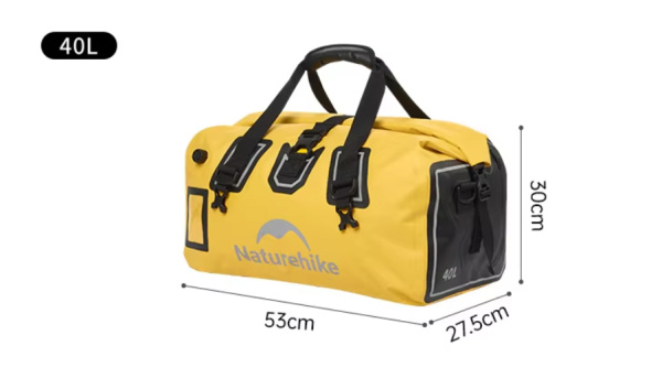2 Гермосумка Naturehike 40 л ПВХ (желтая) 2 Гермосумка Naturehike 40 л ПВХ (желтая)