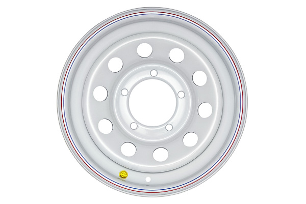Диск усиленный УАЗ стальной белый 5x139,7 7xR15 d110 ET-19