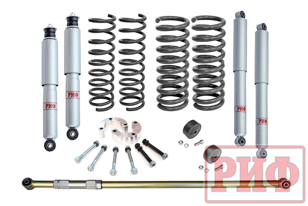 Лифт-комплект РИФ Gas Chevrolet Niva 2123 лифт 50 мм +50-100 кг Лифт-комплект РИФ Gas Chevrolet Niva 2123 лифт 50 мм +50-100 кг