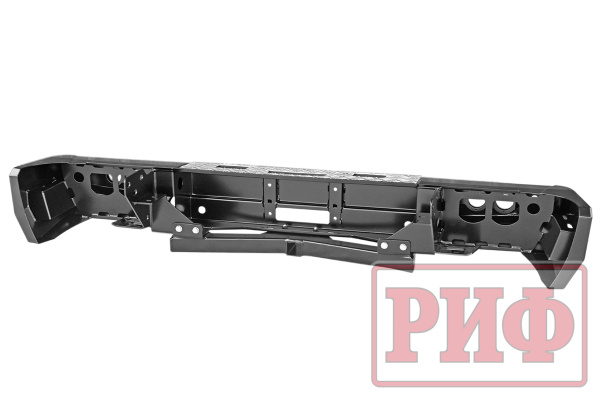 Бампер РИФ задний Toyota Tundra 2007+ с площадкой под лебёдку, квадратом под фаркоп и фонарями Бампер РИФ задний Toyota Tundra 2007+ с площадкой под лебёдку, квадратом под фаркоп и фонарями