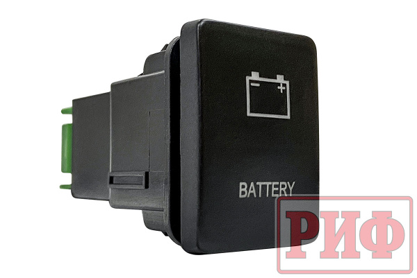 Кнопка ВКЛ/ВЫКЛ, белый, BATTERY TOYOTA 32x22 Кнопка ВКЛ/ВЫКЛ, белый, BATTERY TOYOTA 32x22