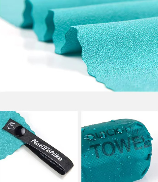 4 Тряпка кемпинговая Naturehike MJ02, 128х80 см, бирюзовая 4 Тряпка кемпинговая Naturehike MJ02, 128х80 см, бирюзовая