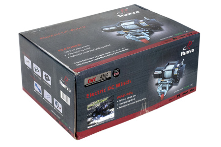 Лебёдка электрическая 12V Runva 4500A lbs Лебёдка электрическая 12V Runva 4500A lbs