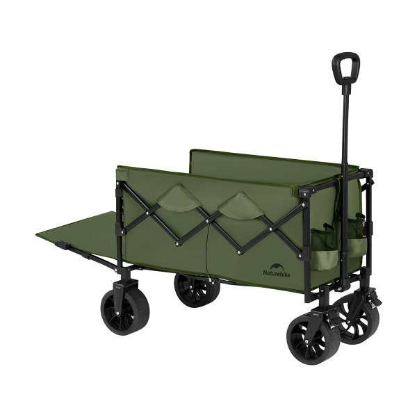 Тележка туристическая Naturehike Light 76х45х93 см, 70+50 л, светло-зеленая