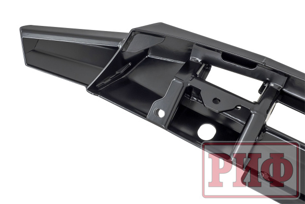 Бампер РИФ силовой передний Mitsubishi Pajero Sport 2015-2020 с защитой радиатора Бампер РИФ силовой передний Mitsubishi Pajero Sport 2015-2020 с защитой радиатора