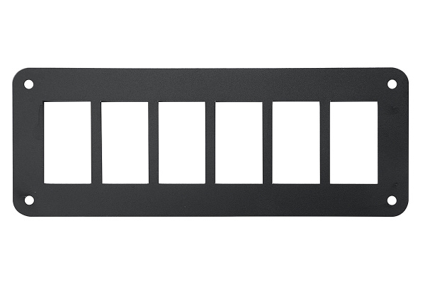Панель кнопок монтажная шесть отверстий Панель кнопок монтажная шесть отверстий