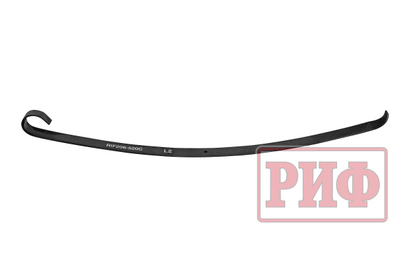 Лист 2 рессоры RIF206-520C  7*60*1244 Лист 2 рессоры RIF206-520C  7*60*1244