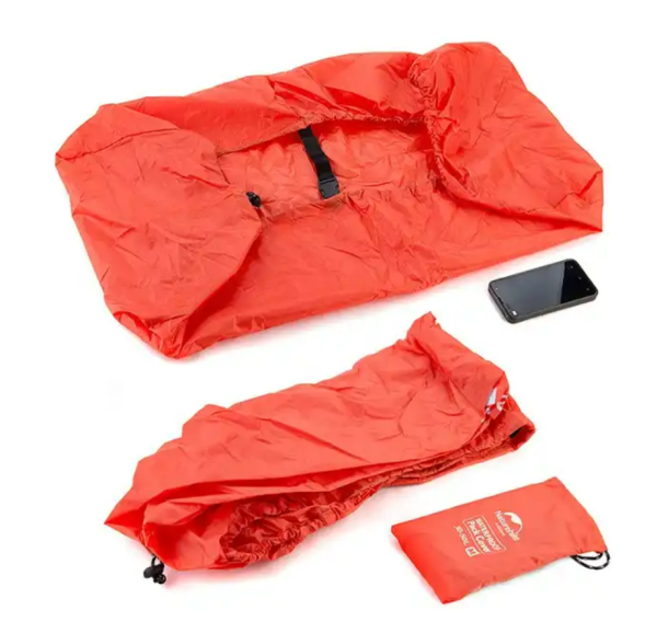 3 Чехол влагозащитный Naturehike M (30-50 л), оранжевый