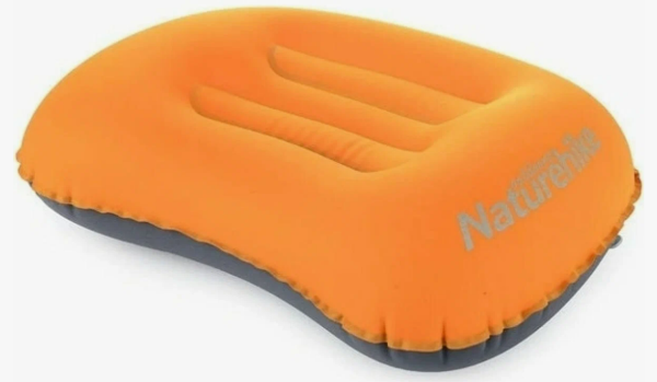 Подушка туристическая надувная Naturehike 42x32x11см, оранжевая Подушка туристическая надувная Naturehike 42x32x11см, оранжевая