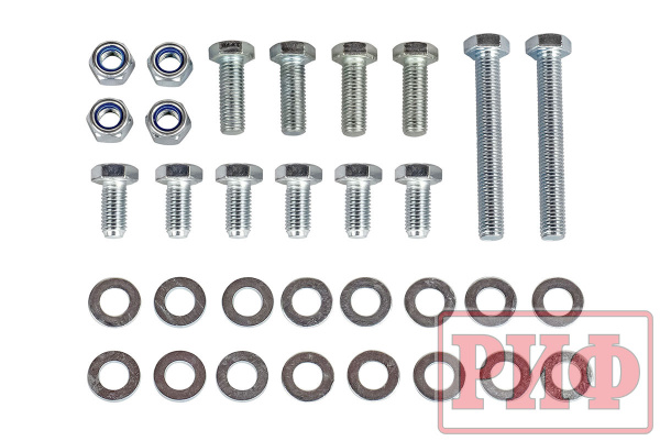 Бампер передний силовой/защита штатного бампера РИФ УАЗ Патриот 2015+ с защитой рулевых тяг стандарт