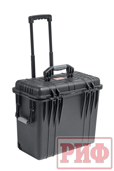 Кейс защитный ударопрочный РИФ 500х305х457 мм на колесах с телескопической ручкой IP55