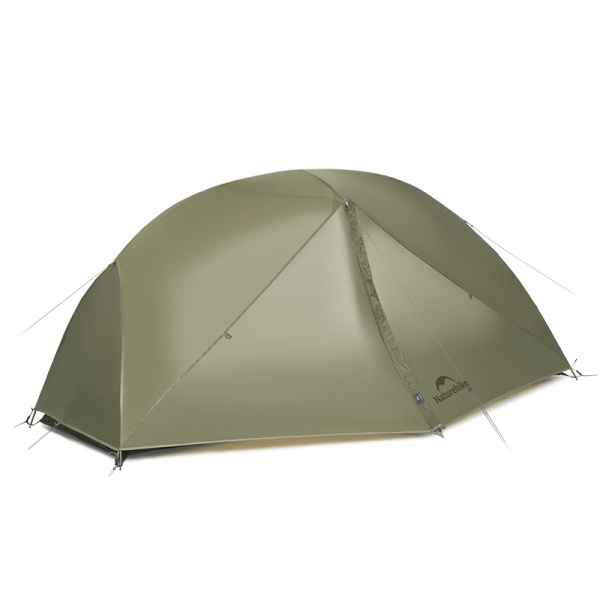 Палатка Naturehike Mongar PRO 1-местная, алюминиевый каркас, олива (зеленая)