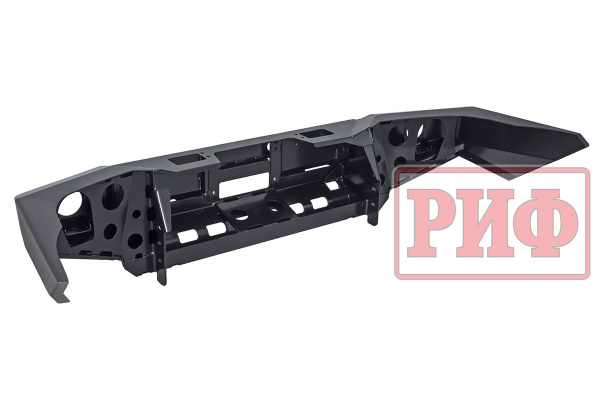 Бампер РИФ силовой передний Toyota Land Cruiser Prado 120 c доп. фарами и защитой бачка омывателя Бампер РИФ силовой передний Toyota Land Cruiser Prado 120 c доп. фарами и защитой бачка омывателя