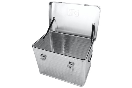 Ящик алюминиевый РИФ с замком 592х388х409 мм (ДхШхВ) Ящик алюминиевый РИФ с замком 592х388х409 мм (ДхШхВ)