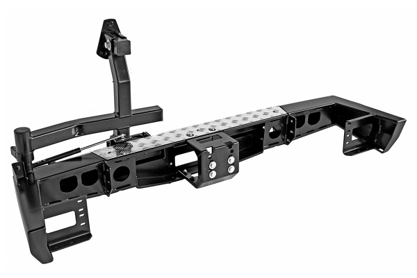 Бампер РИФ задний УАЗ Патриот 2015+ с площадкой под лебедку и калиткой стандарт Бампер РИФ задний УАЗ Патриот 2015+ с площадкой под лебедку и калиткой стандарт