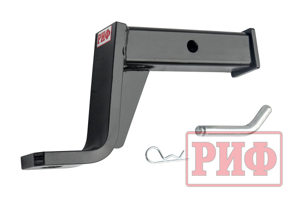 Переходник РИФ для фаркопа с фиксатором (занижение 6 Переходник РИФ для фаркопа с фиксатором (занижение 6