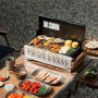 Гриль угольный Naturehike BBQ, черный