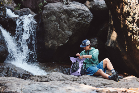 7 Рюкзак туристический Naturehike 18 л, ПВХ, фиолетовый 7 Рюкзак туристический Naturehike 18 л, ПВХ, фиолетовый